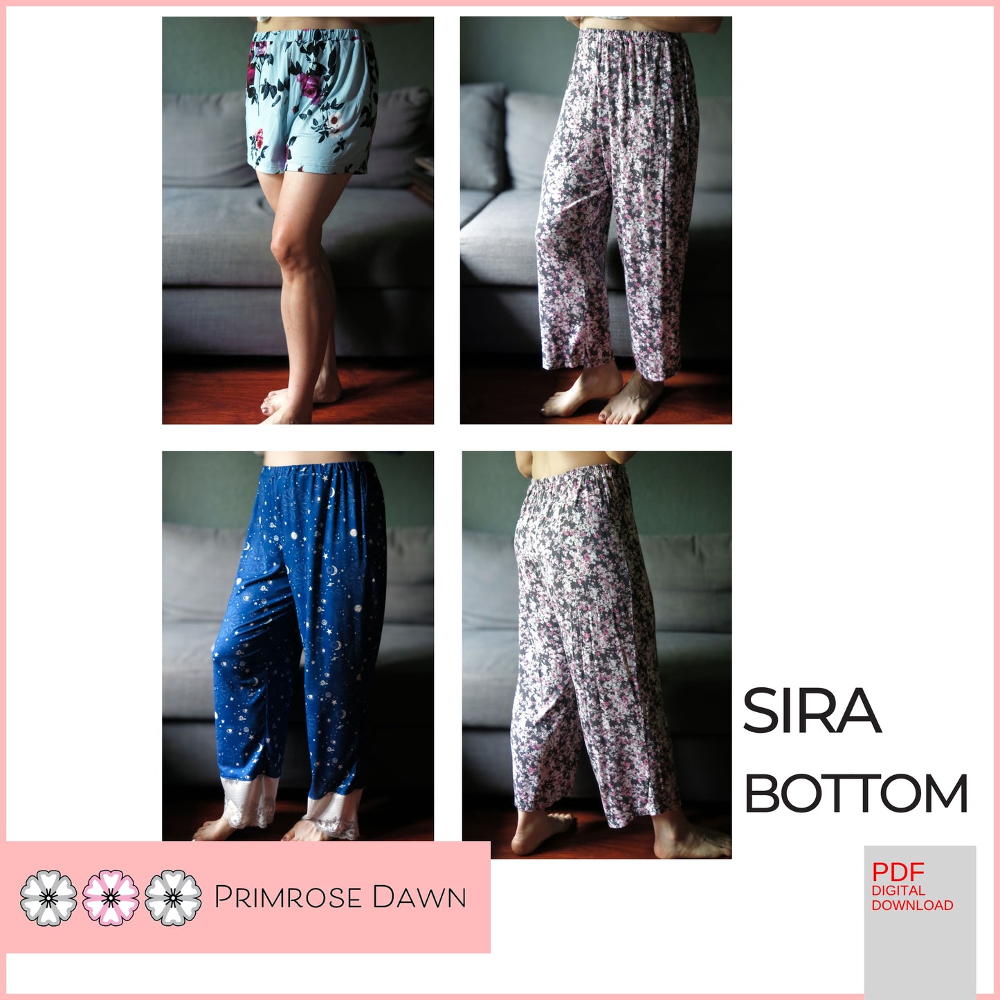PDF Primrose Dawn Sewing Pattern-Sira Bottom