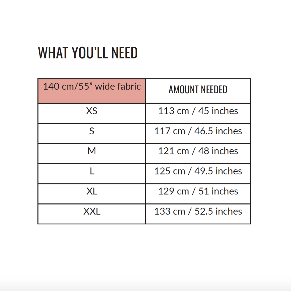 PDF by Masin Sewing Pattern- Tulia Tee