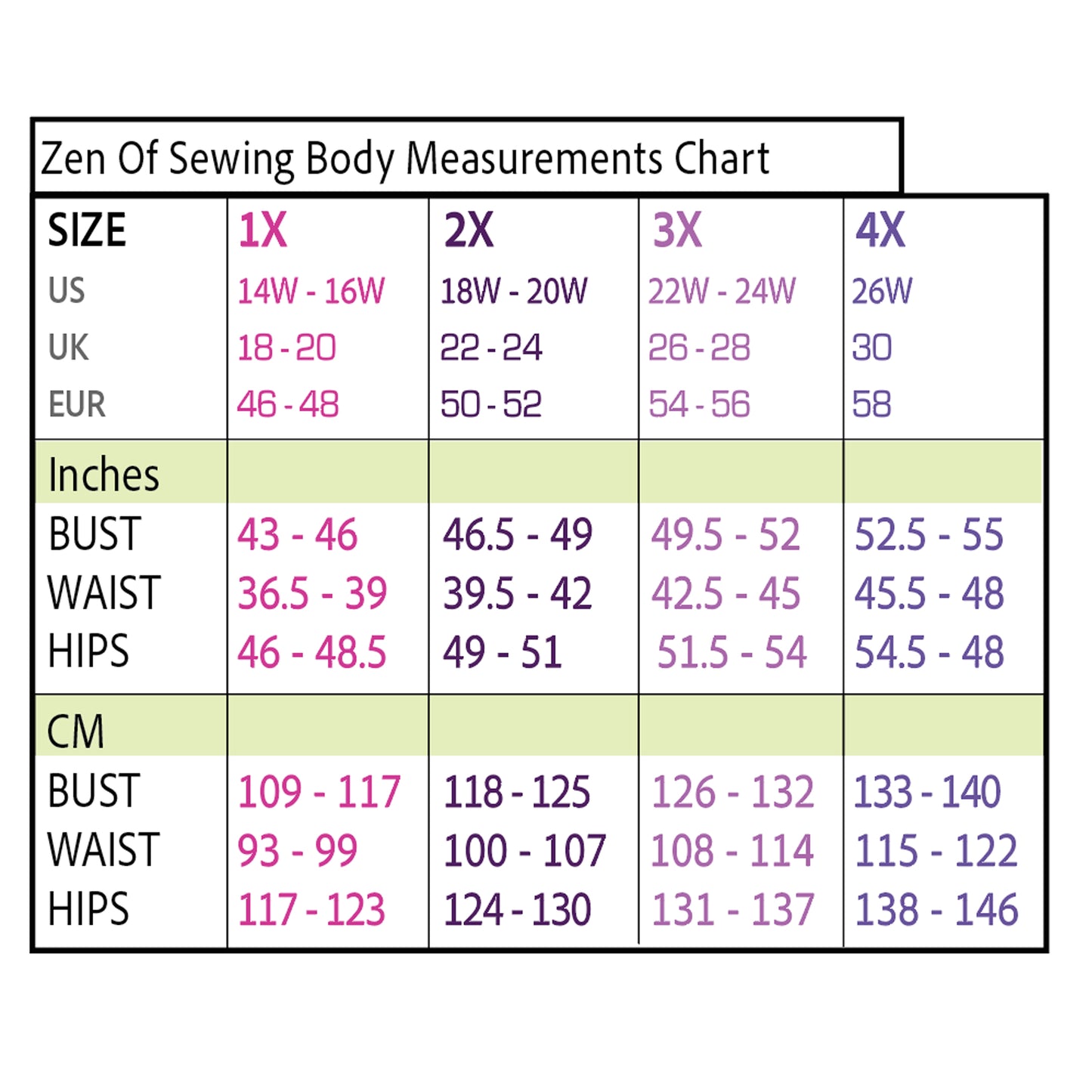 PDF "Charlotte" Cami Sewing Pattern, Sizes XS-XL and 1X-4X