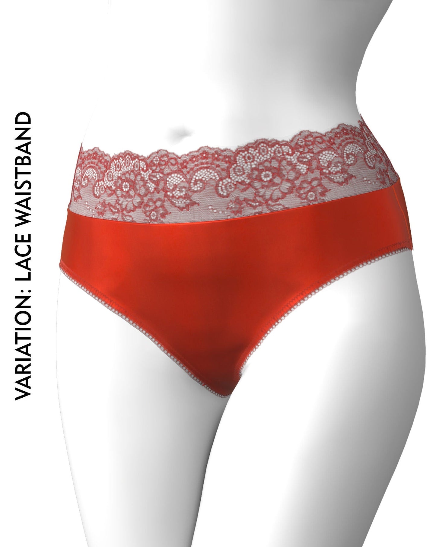 PDF "Anna" Hipster Panty Sewing Pattern, Missy Sizes XS-XL