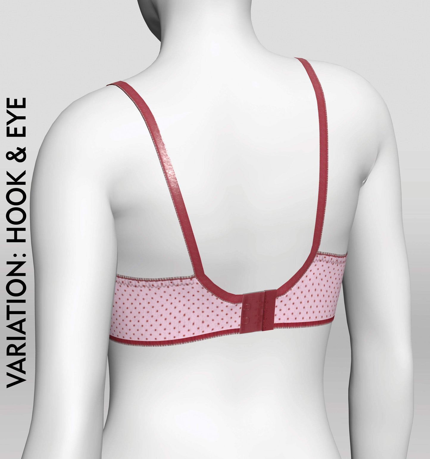 PDF "Lily" Bralette Sewing Pattern, Sizes XS-L