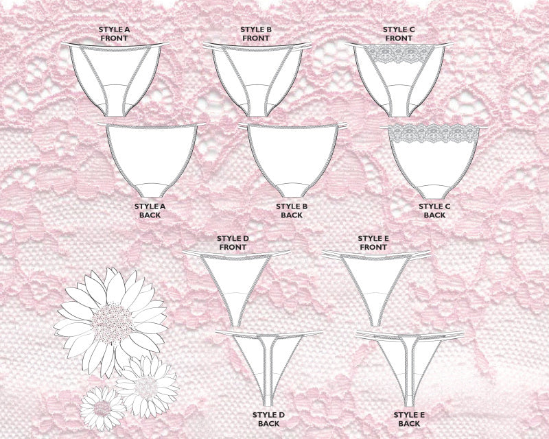 PDF Primrose Dawn Sewing Pattern- Sunflower Panty