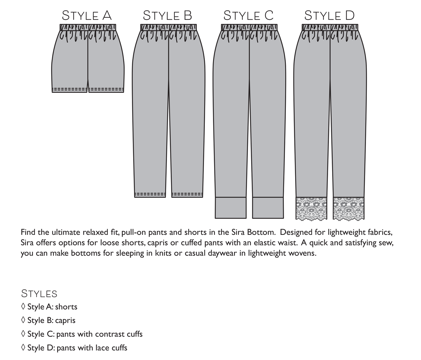 PDF Primrose Dawn Sewing Pattern-Sira Bottom