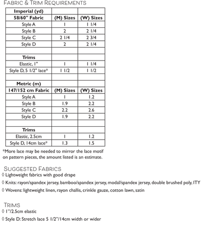 PDF Primrose Dawn Sewing Pattern-Sira Bottom